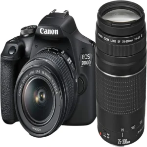 CANON EOS 2000D 24 MP DOUBLE IS DC KIT