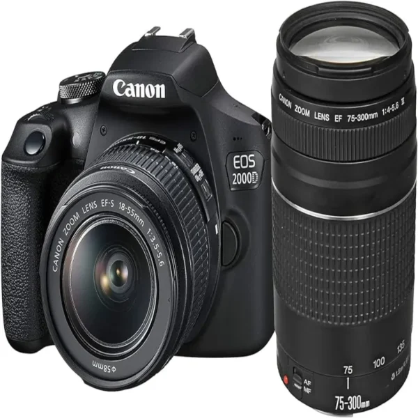 CANON EOS 2000D 24 MP DOUBLE IS DC KIT