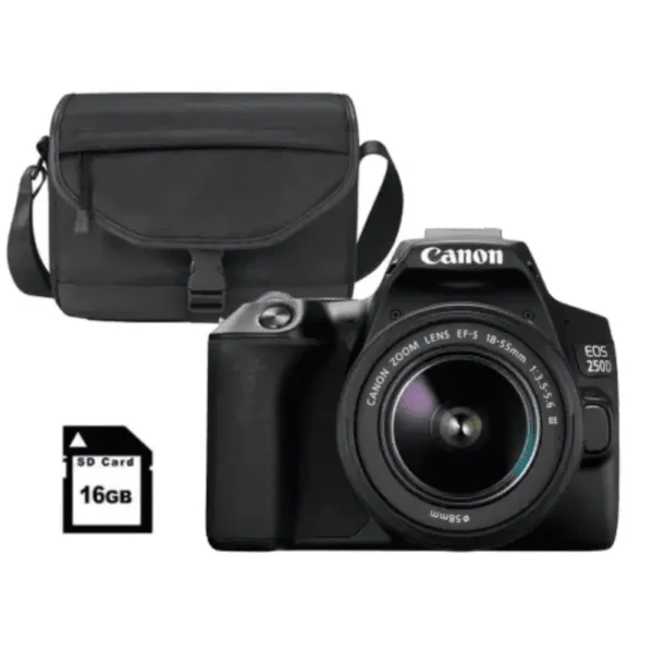 CANON EOS 250D  24 MP ESSENTIAL TRAVEL KIT