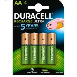DURACELL RECHARGEABLE AA 2500MAH 4S (10 PACK) (LR6/MN1500)