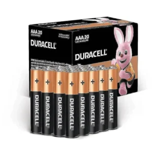 DURACELL SIMPLY HANGING BATTERY DISPLAY CARD AAA 6X1s STRIPS (20 PACKS) (LR03/MN2400)