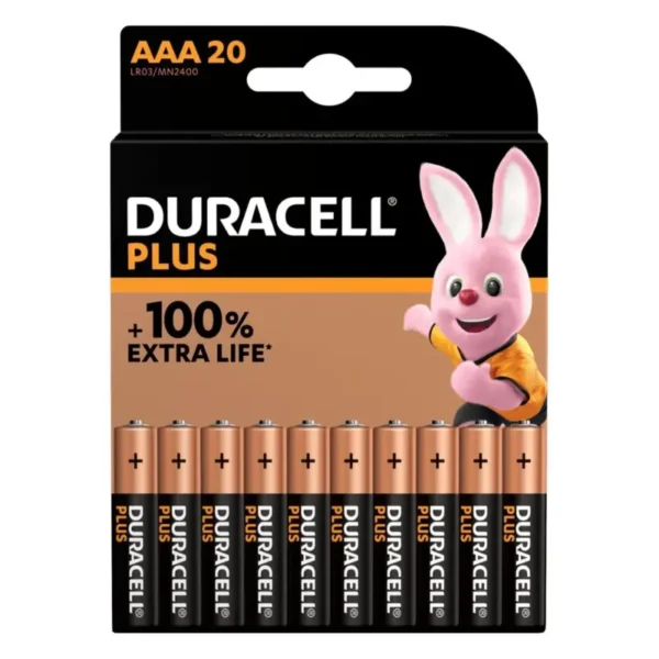 DURACELL MAINLINE PLUS AAA 20s (10 PACK) (LR03/MN2400)