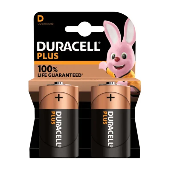 DURACELL MAINLINE PLUS D 2s (10 PACK) (LR20/MN1300)