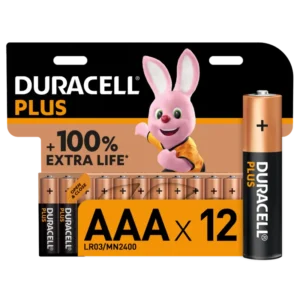 DURACELL MAINLINE PLUS AAA 12s (12 PACK)(LR03/MN2400)