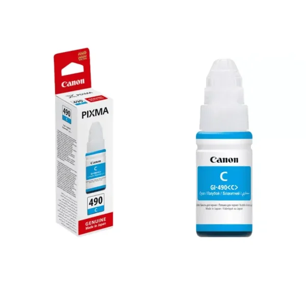 CANON - INK CYAN GI-490C - G1400/ G2400/ G3400