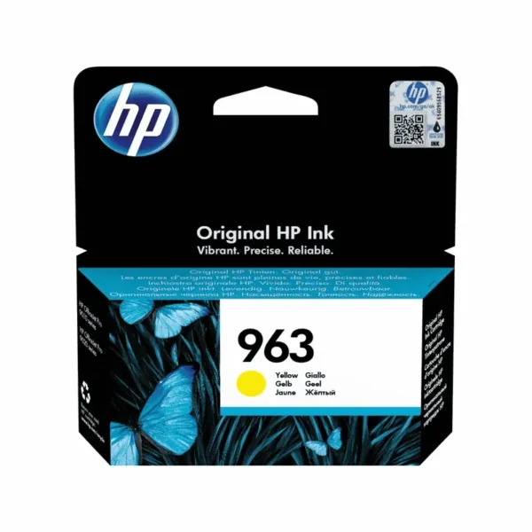 HP # 963 Yellow Original Ink Cartridge - OfficeJet 9013/9023
