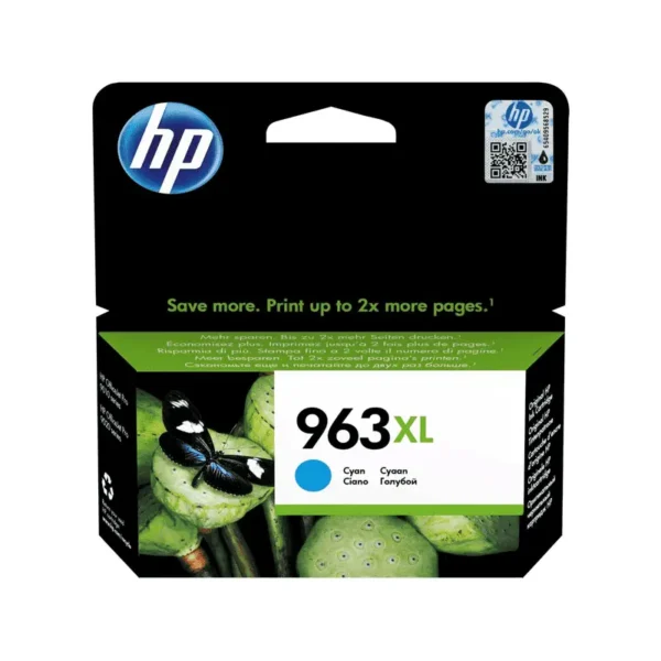 HP # 963XL High Yield Cyan Original Ink Cartridge - OfficeJet 9013/9023