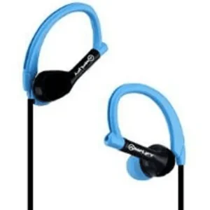 AMPLIFY SPRINTERS SPORTS HOOK EARPHONES-BLACK AND BLUE