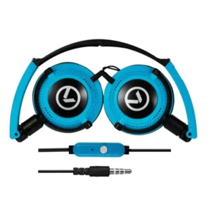 AMPLIFY HEADPHONES SERIES SYMPHONY WITH MIC BLUE & BLACK FREQUENCY 20Hz-20KHz CABLE LENGTH APPROX 1.2M JACK3.5MM