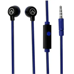 AMPLIFY PRO VIBE SERIES EARPHONES WITH MICROPHONES BLACK AND BLUE