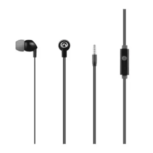 AMPLIFY PRO VIBE SERIES EARPHONES WITH MICROPHONES BLACK AND LIGHT GREY