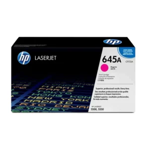 HP # 645A CLJ 5500 MAGENTA PRINT CARTRIDGE.