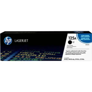 HP # 125A COLOR LASERJET (BLACK TONER) CP1215/1515/1518 AND CM1312 BLACK PRINT CARTRIDGE.