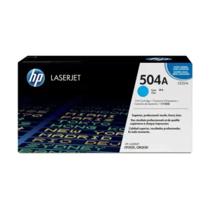 HP # 504A CP3525/CM3530 MFP CYAN PRINT CARTRIDGE.