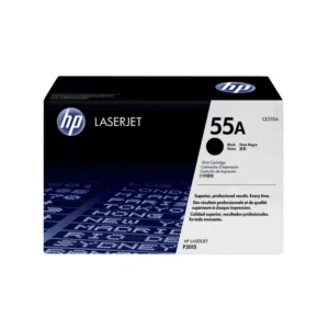 HP # 55A LASERJET P3015 BLACK PRINT CARTRIDGE.