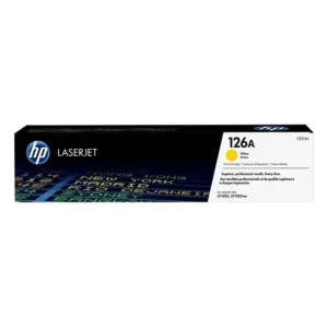 HP # 126A CLJ CP1025 YELLOW PRINT CARTRIDGE.