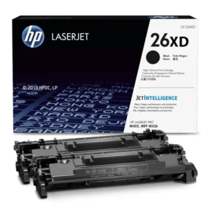 HP # 26X 2-pack High Yield Black Original LaserJet Toner Cartridges