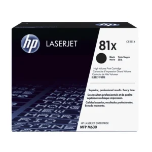 HP # 81X LASERJET M630/605 BLACK PRINT CARTRIDGE.