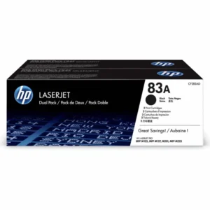 HP #83A 2-PACK BLACK ORIGINAL LASERJET TONER CARTRIDGES