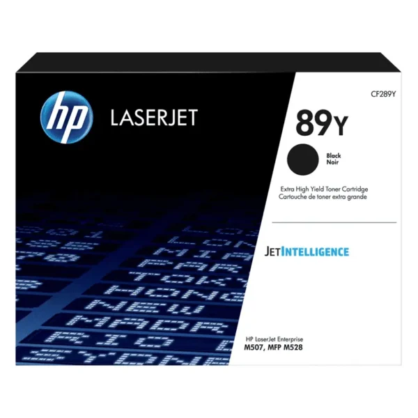 HP # 89Y Extra High Yield Black LaserJet Toner Cartridge - LJ Enterprise M507/M528