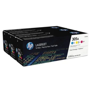 HP # 305A 3-pack Cyan/Magenta/Yellow Original LaserJet Toner Cartridges