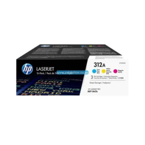 HP # 312A 3-pack Cyan/Magenta/Yellow Original LaserJet Toner Cartridges