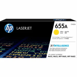 HP # 655A Yellow Original LaserJet Toner Cartridge – CLJ M652/MFP M681/MFP M682