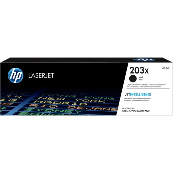 HP # 203X Original Black LaserJet Toner Cartridge - LJ Pro M254/MFP 281