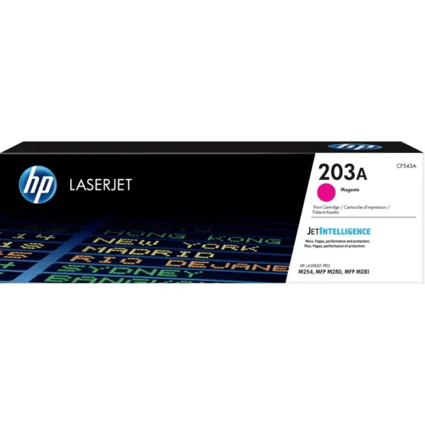 HP # 203A Original Magenta LaserJet Toner Cartridge - LJ Pro M254/MFP 281