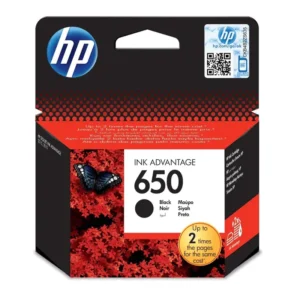 HP #650 BLACK INK CARTRIDGE – NEW