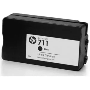 HP #711 BLACK INK CARTRIDGE FOR DESIGNJET T120 SERIES (80ML)