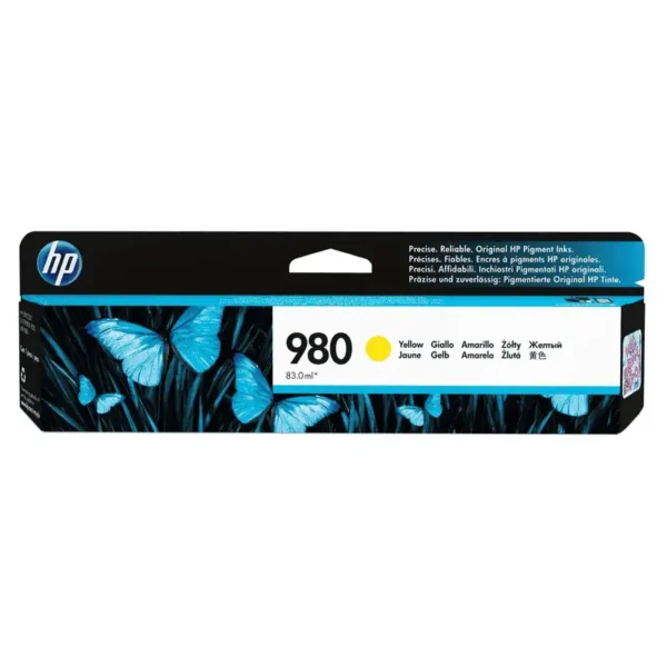 HP # 980 YELLOW OFFICEJET ENTERPRISE X555/X585 INK CARTRIDGE