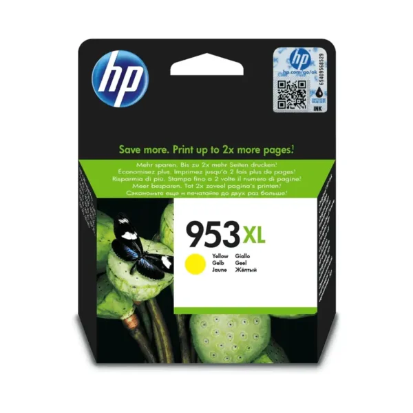 HP # 953XL High Yield Yellow Original Ink Cartridge - HP OfficeJet Pro 8710/8720/8725/8730/8740