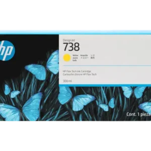 HP 738 300ML YELLOW DESIGNJET INK CARTRIDGE FOR DESIGNJET T850/T950