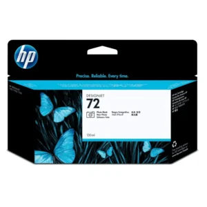HP #72 130ML PHOTO BLACK INK CARTRIDGE FOR USE IN SELECTED HP #PRINTERS.