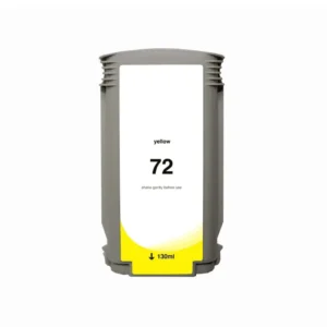 HP #72 130ML YELLOW INK CARTRIDGE FOR USE IN SELECTED HP #PRINTERS.