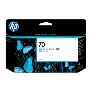 HP #70 LIGHT CYAN 130ml INK CARTRIDGE WITH VIVERA INK