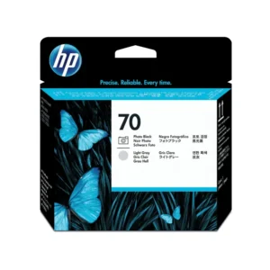 HP #70 PHOTO BLACK AND LIGHT GREY PRINTHEAD