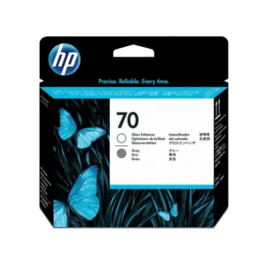 HP #70 GLOSS ENHANCER AND GREY PRINTHEAD