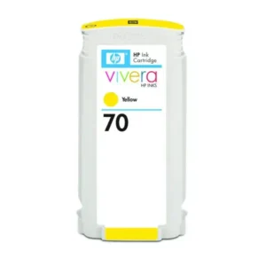 HP #70 YELLOW INK CARTRIDGE 130ML
