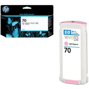 HP #70 LIGHT MAGENTA INK CARTRIDGE 130ML