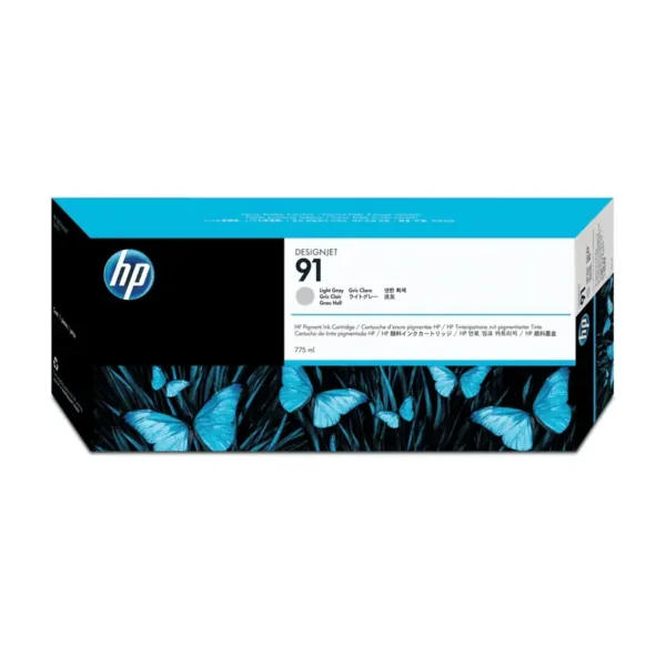 HP #91 LIGHT GREY INK CARTRIDGE WITH VIVERA INK 775ML