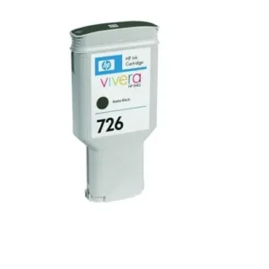 HP #726 300ML MATTE BLACK DESIGNJET INK CARTRIDGE