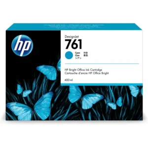 HP #761 400ML CYAN INK CARTRIDGE