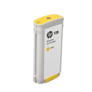 HP #728 YELLOW INK CARTRIDGE FOR T7 830 ( 130ML )