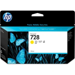 HP #728 YELLOW INK CARTRIDGE FOR T7 830 ( 130ML )