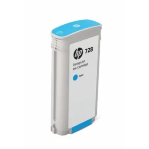 HP #728 CYAN INK CARTRIDGE FOR T7 830 ( 130ML )