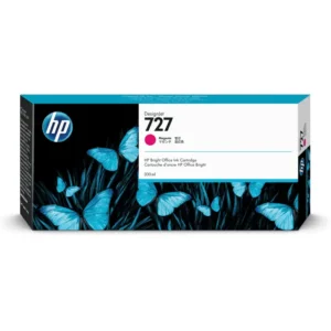 HP #727 MAGENTA DESIGNJET INK CARTRIGE FOR T920 AND T1500 (300ML)