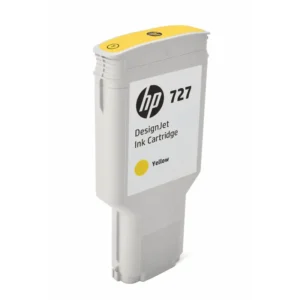 HP #727 YELLOW DESIGNJET INK CARTRIGE FOR T920 AND T1500 (300ML)