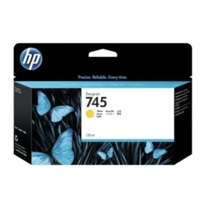 HP #745 130ML YELLOW INK CARTRIDGE FOR DESIGNJET Z2600 AND Z5600
